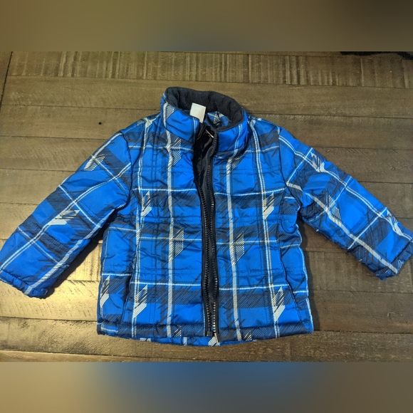 healthtex Boys 18M Winter Blue Puffy Jacket - Picture 1 of 2